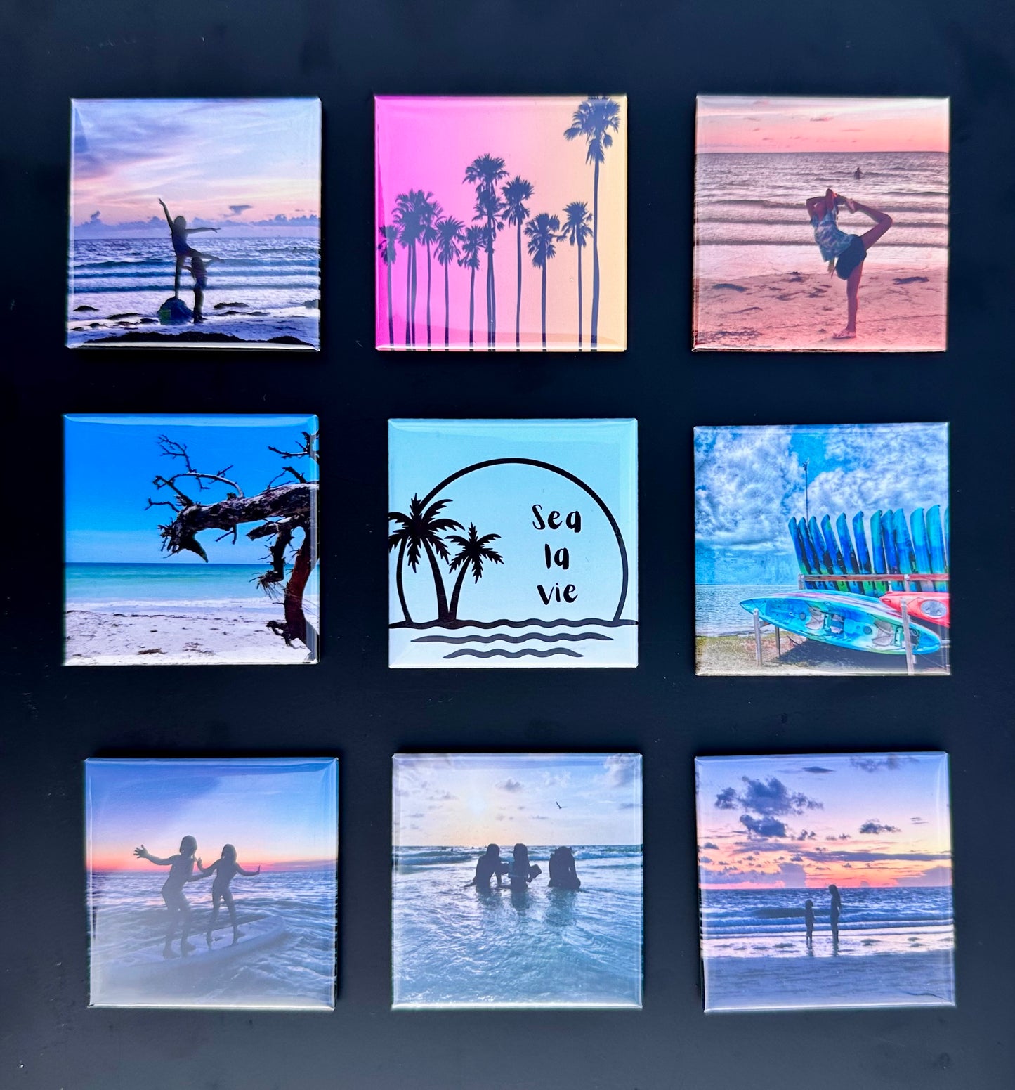 Custom Photo Magnets (Set of 9)
