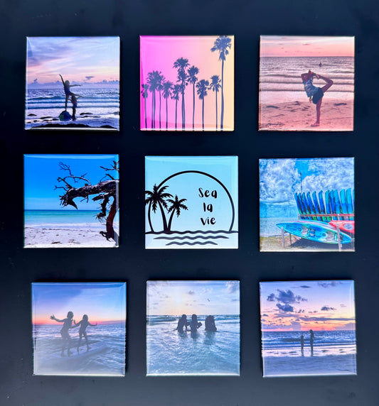 Custom Photo Magnets (Set of 9)